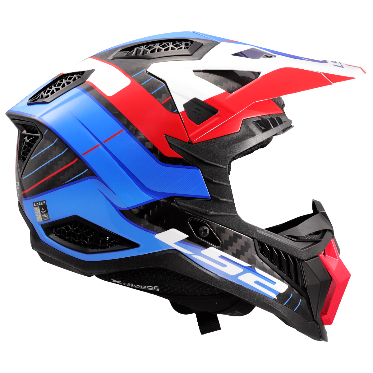 MX703 X-FORCE GALUO WHITE RED BLUE